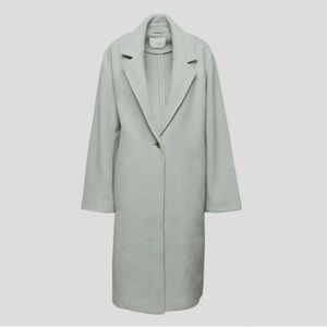 Aritzia Wilfred Nicola coat size M dusky green / sage colour, 100% merino wool